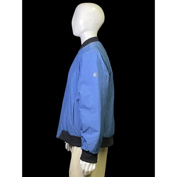FLX Lightweight Bomber Jacket City Denim Blue Size XL New with Tag - Picture 2 of 9